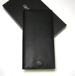 アルマーニ ] ジョルジオアルマーニ 二つ折長財布（ブラック） - A-269