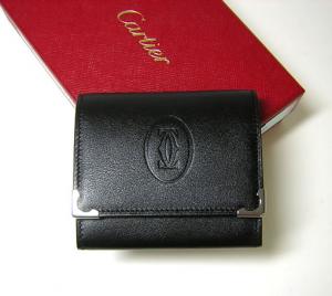 日本製【箱付き】 Cartier 財布 コインケース カボション　オニキスブラック 小物