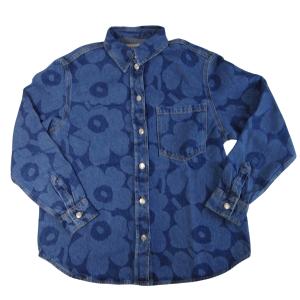 マリメッコ シャツ ウニッコ マリデニム Maridenim Vaihe Unikko Jean shirt